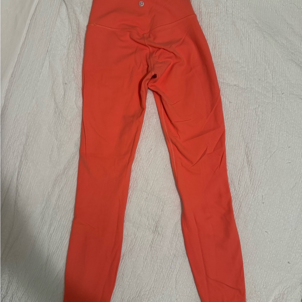 Lululemon High Rise Align 25” Peach Leggings